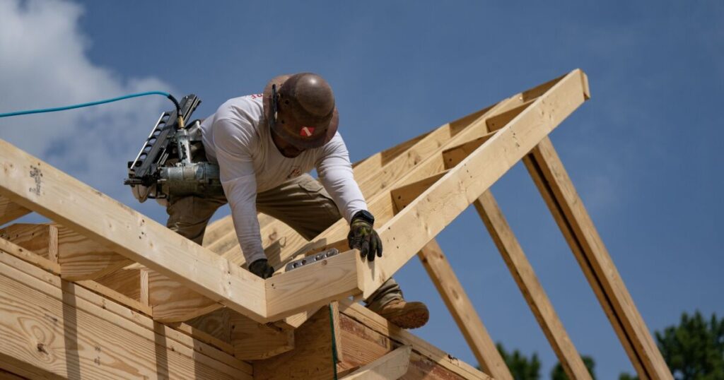 Sales of new homes have seen their largest annual increase since July