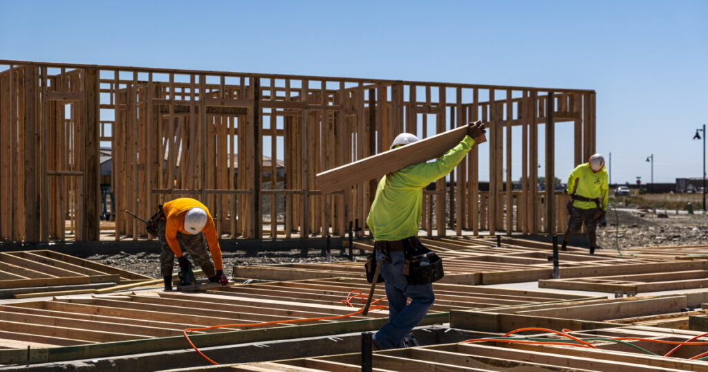 Housing starts fall to one of the worst paces since pandemic